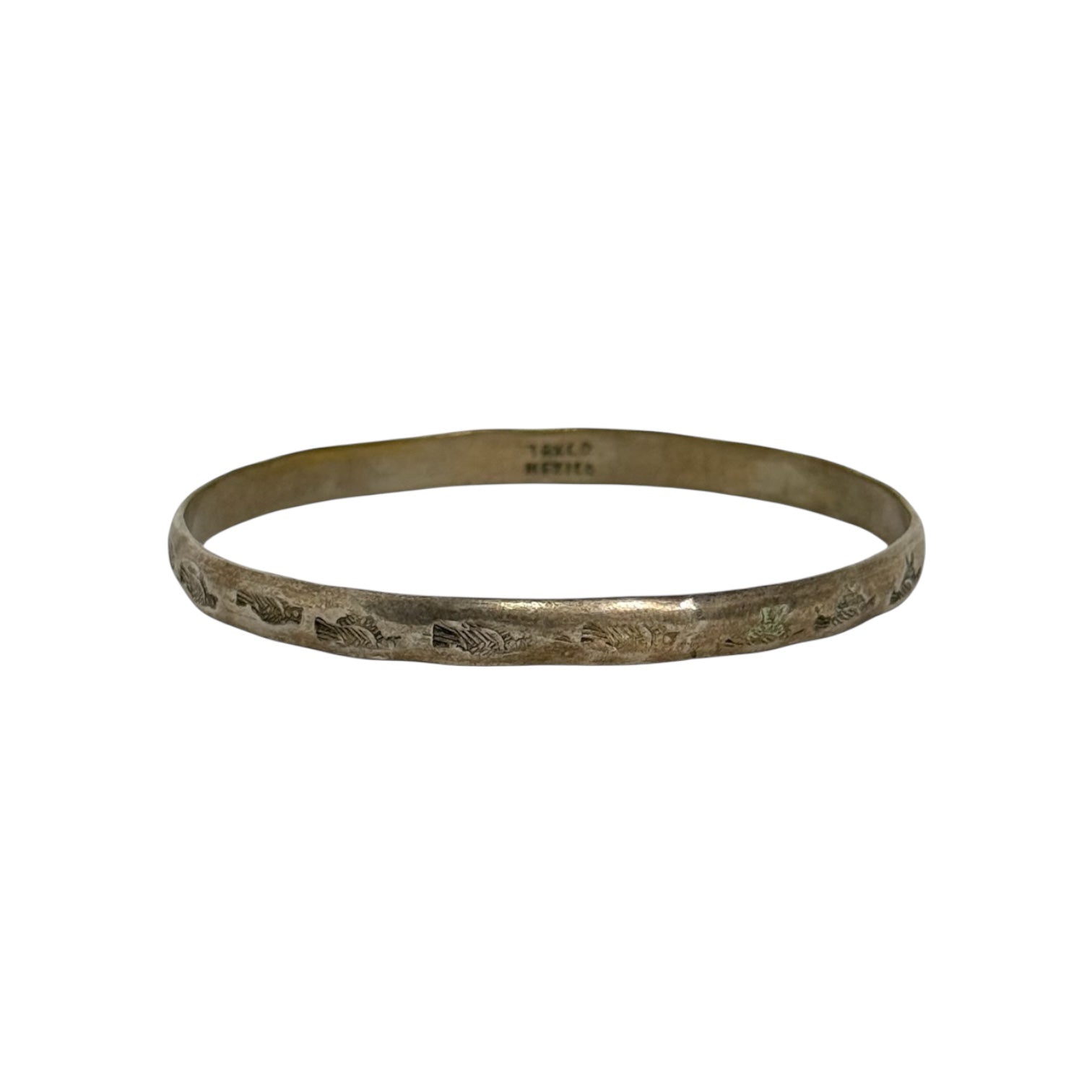 taxco mexico sterling silver bird bangle bracelet