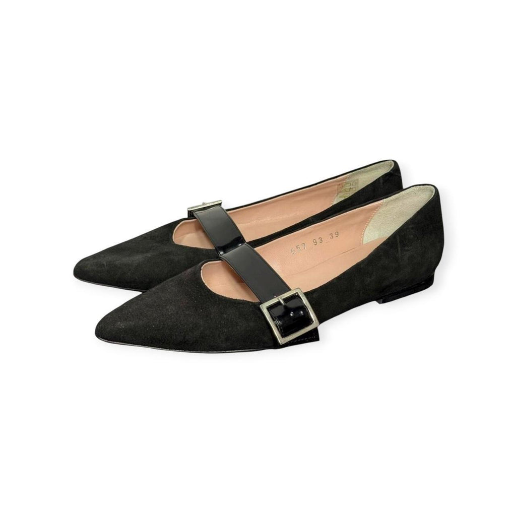 labrador pointed toe mary jane flats
