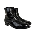 vintage executive imperials black leather side zip ankle boots