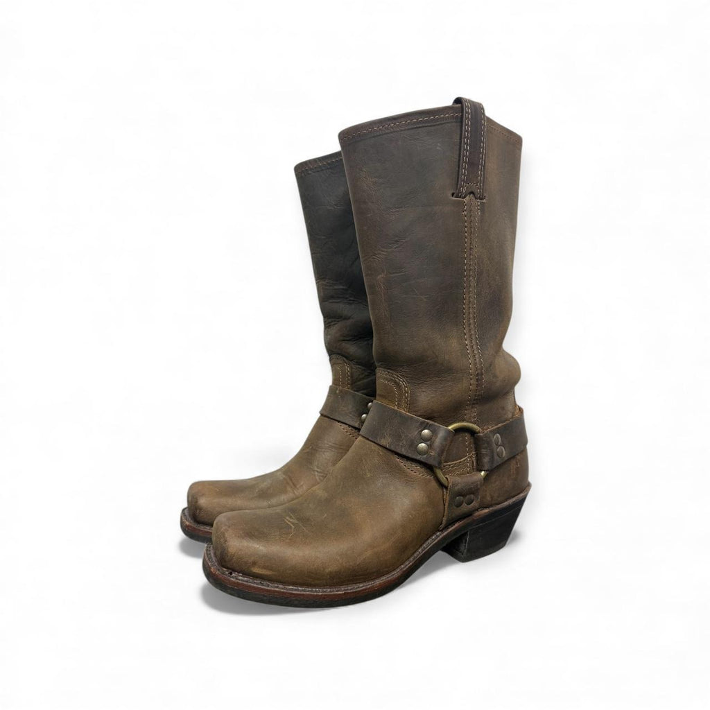 vintage frye harness boots