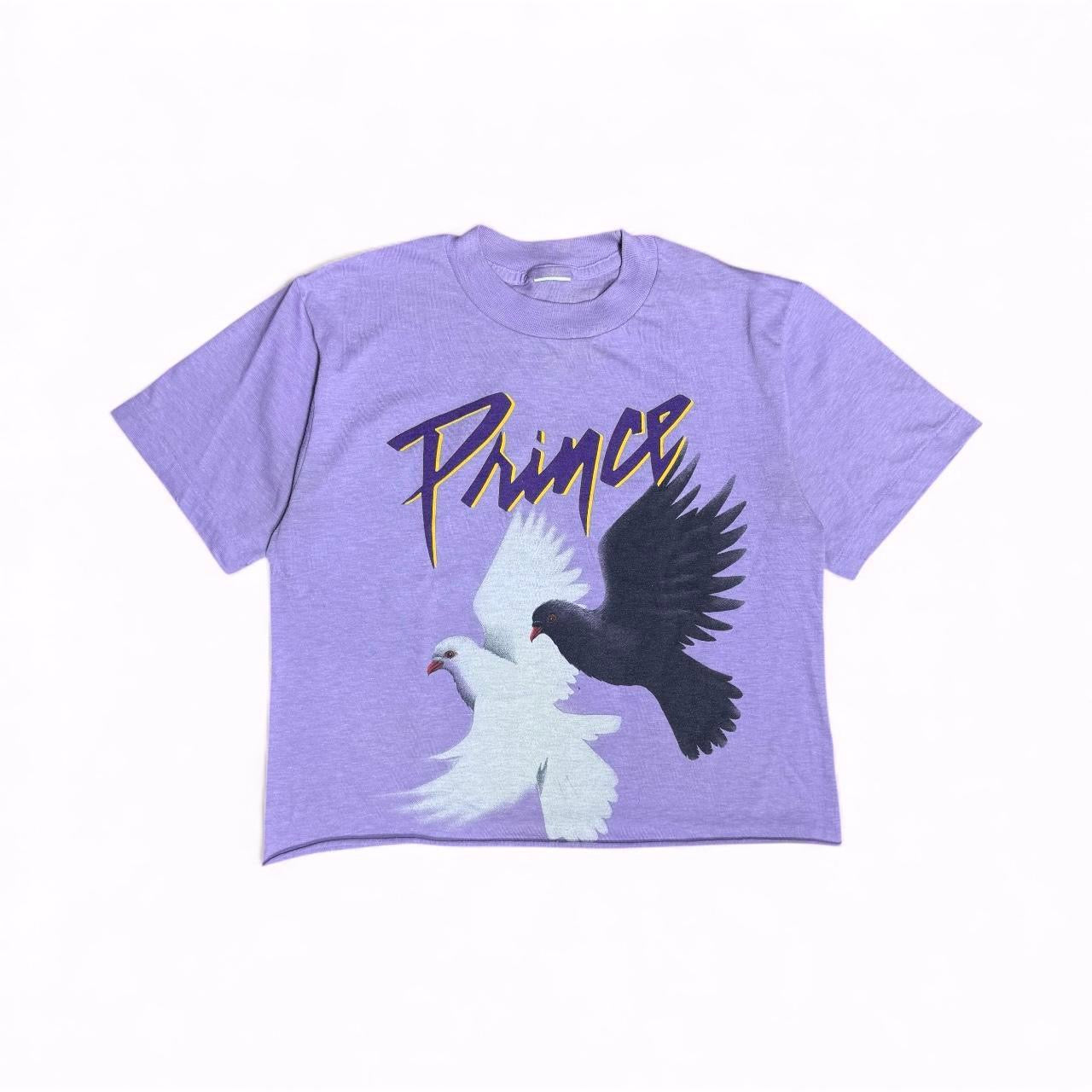 vintage prince and the revolution 1984-85 world tour cropped tee