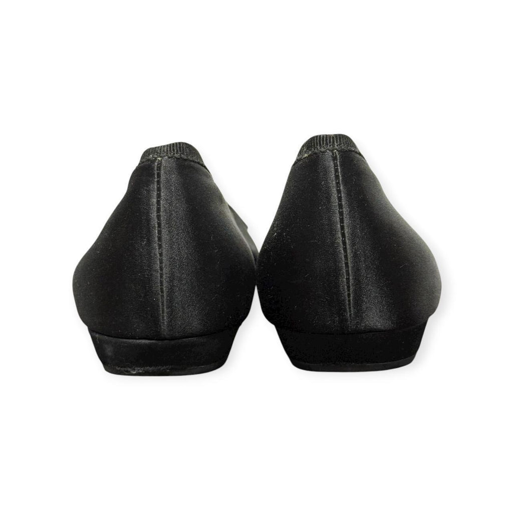 prada pointed croc cap toe flats