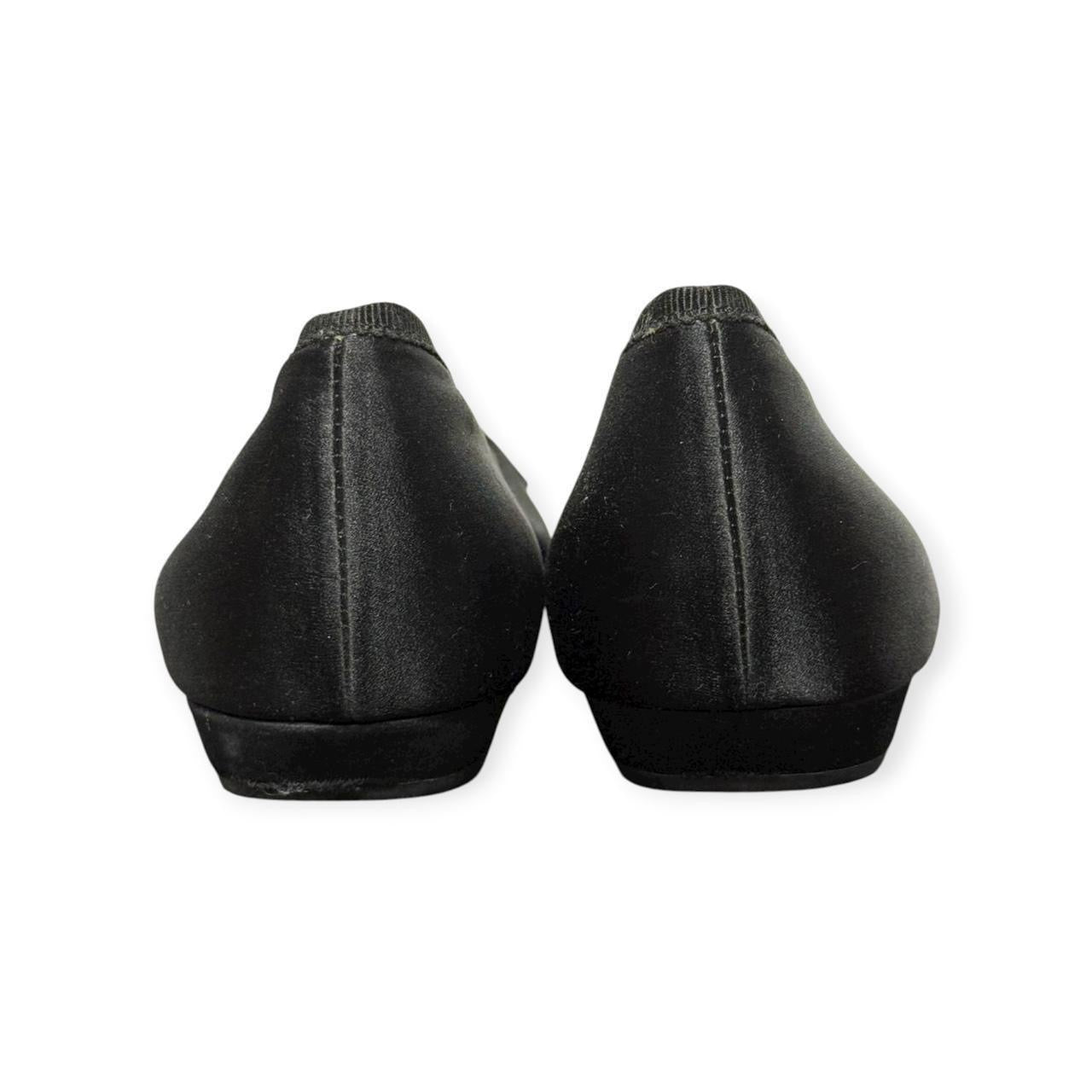 prada pointed croc cap toe flats