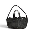 vintage 90s prada black tessuto nylon weekender duffle bag
