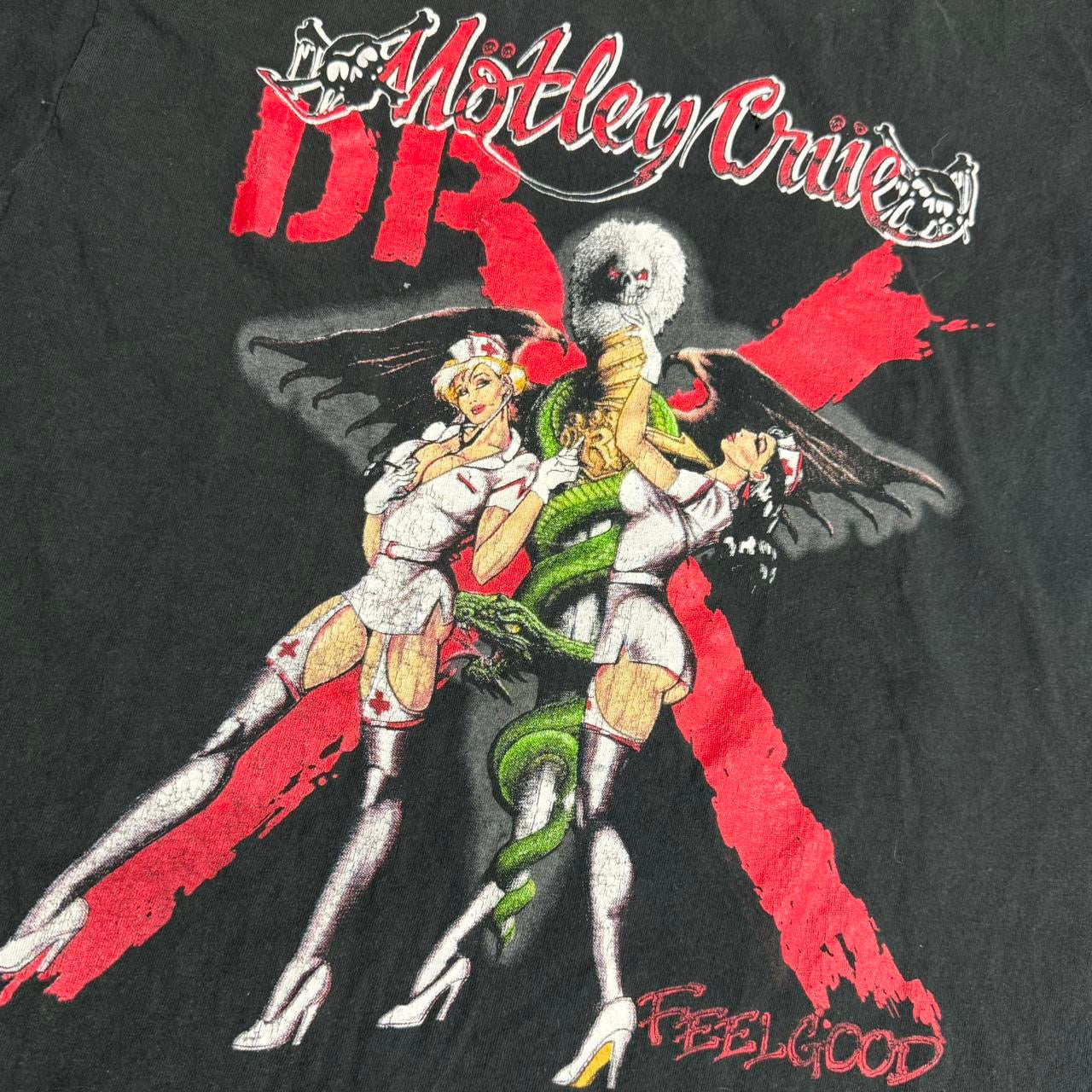 vintage motley crue dr. feelgood tee