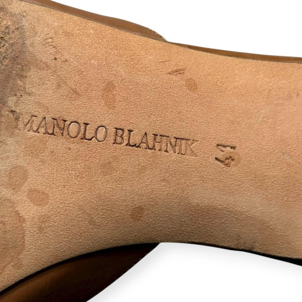 vintage manolo blahnik pointed toe mules