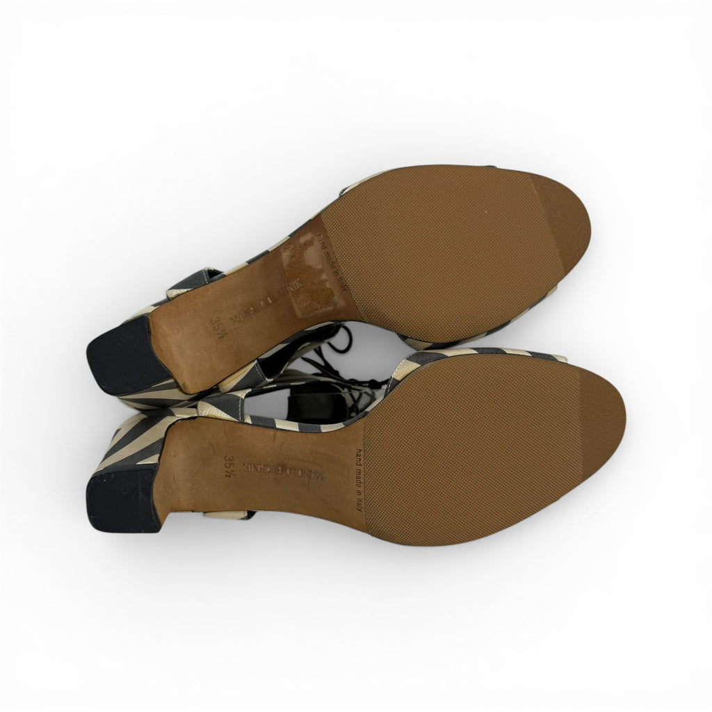 manolo blahnik 40th anniversary anna piaggi sandals
