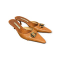 vintage manolo blahnik pointed toe mules