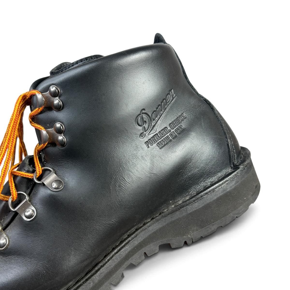 danner mountain light black leather gore-tex hiking boots 31530