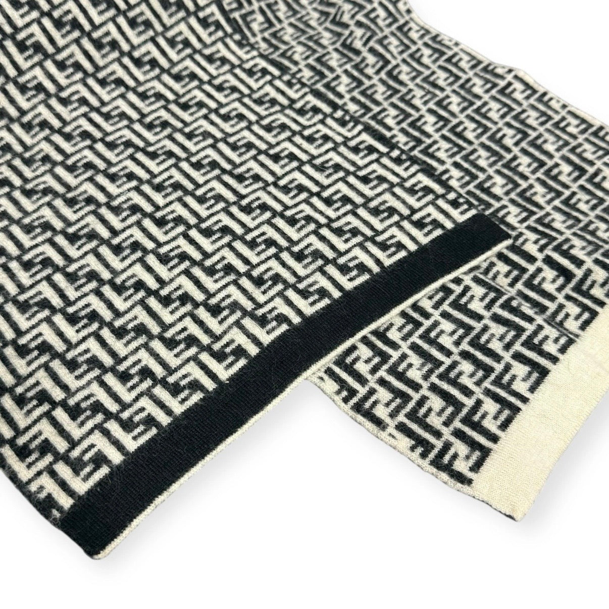 vintage fendi zucca logo scarf