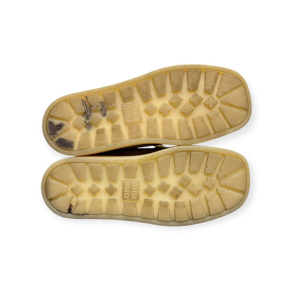 miu miu delavé platform wallabees