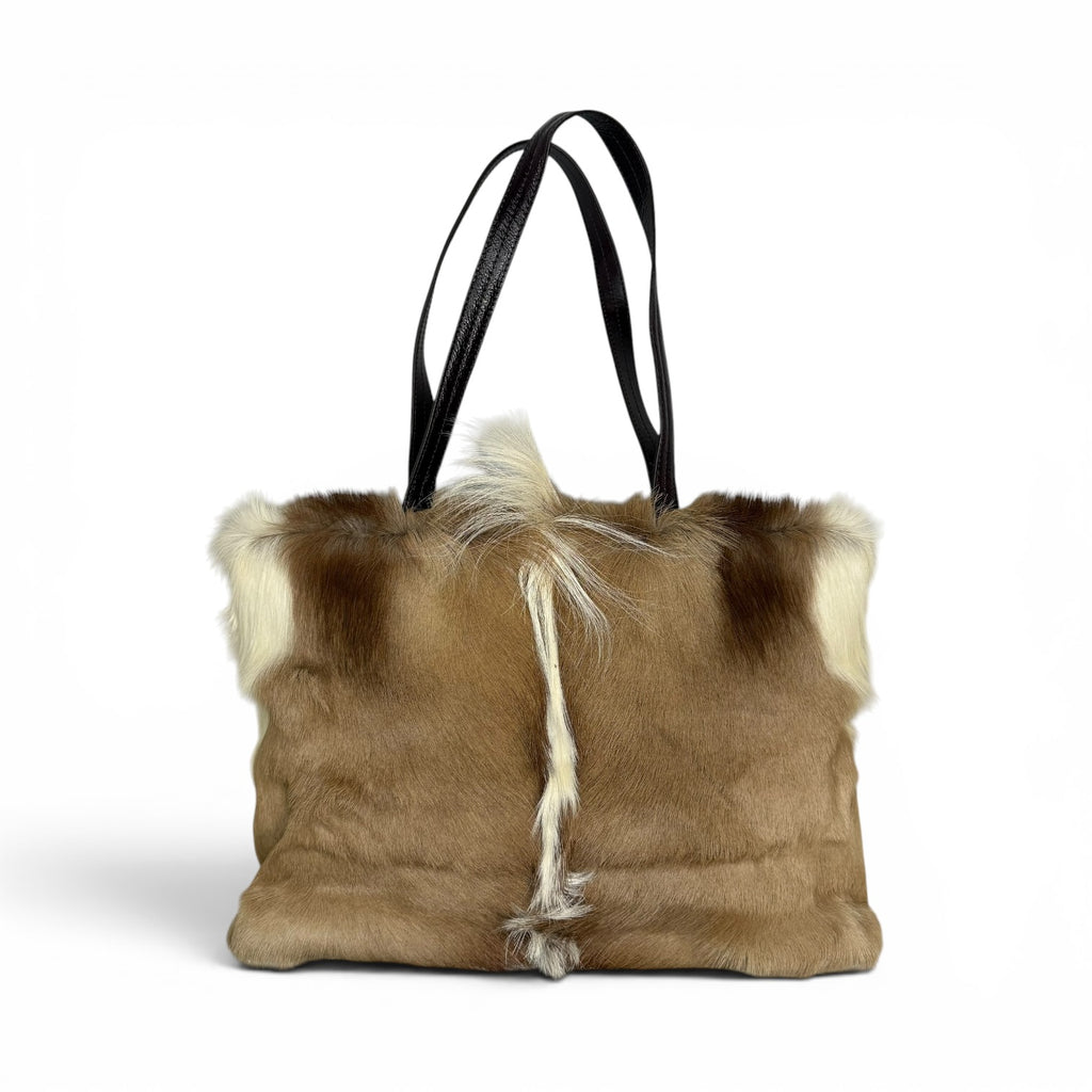 diane gail south african springbok fur tote bag
