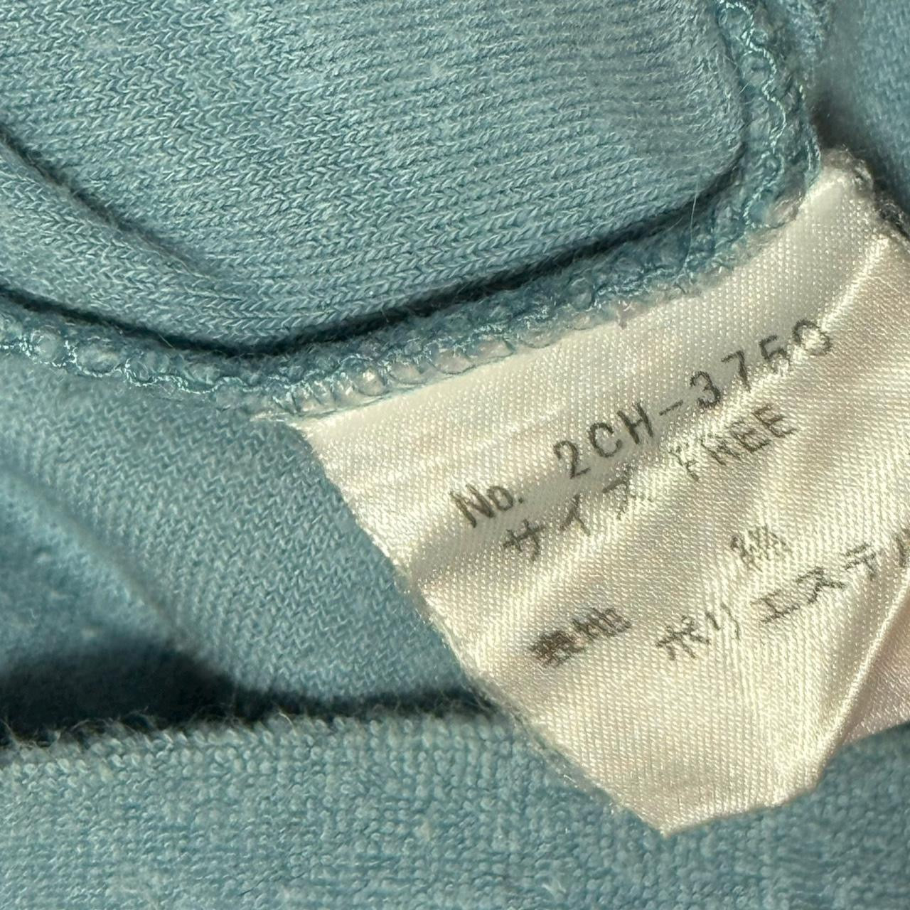 vintage 90s hysteric glamour 3/4 sleeve rainbow top