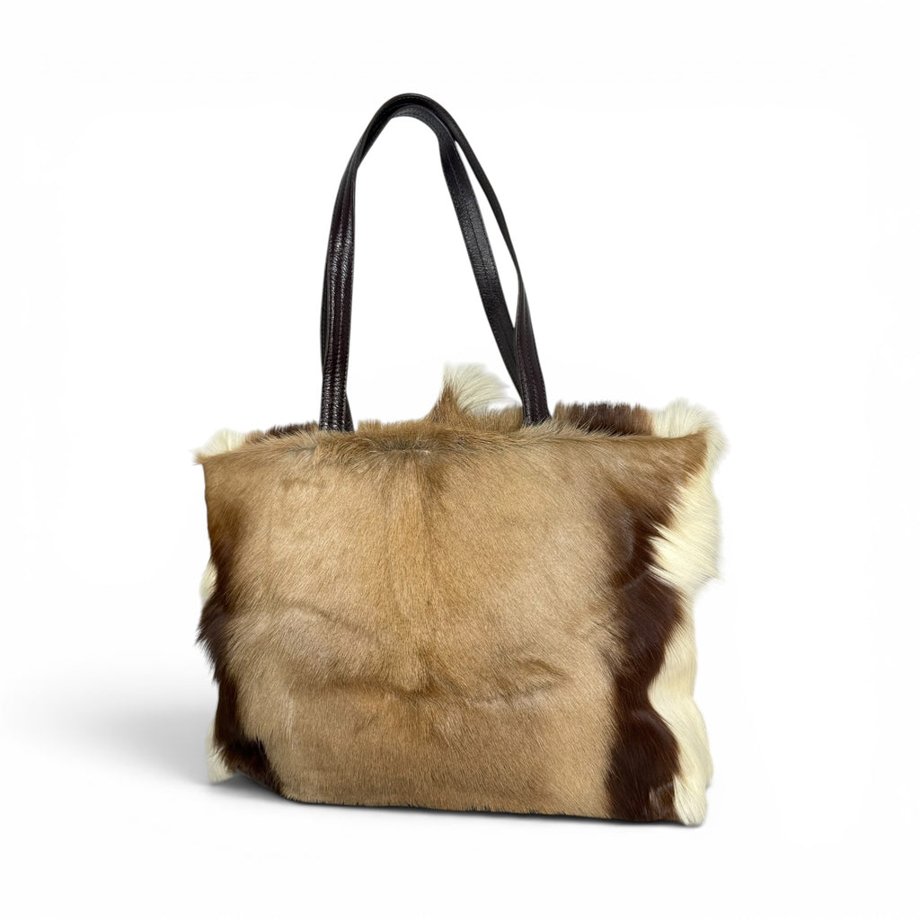 diane gail south african springbok fur tote bag