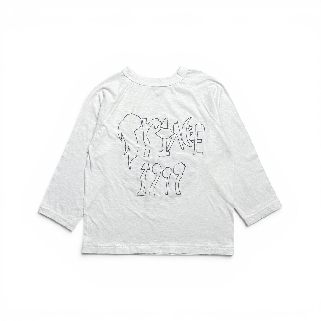 vintage 80s prince 1999 3/4 sleeve promo tee
