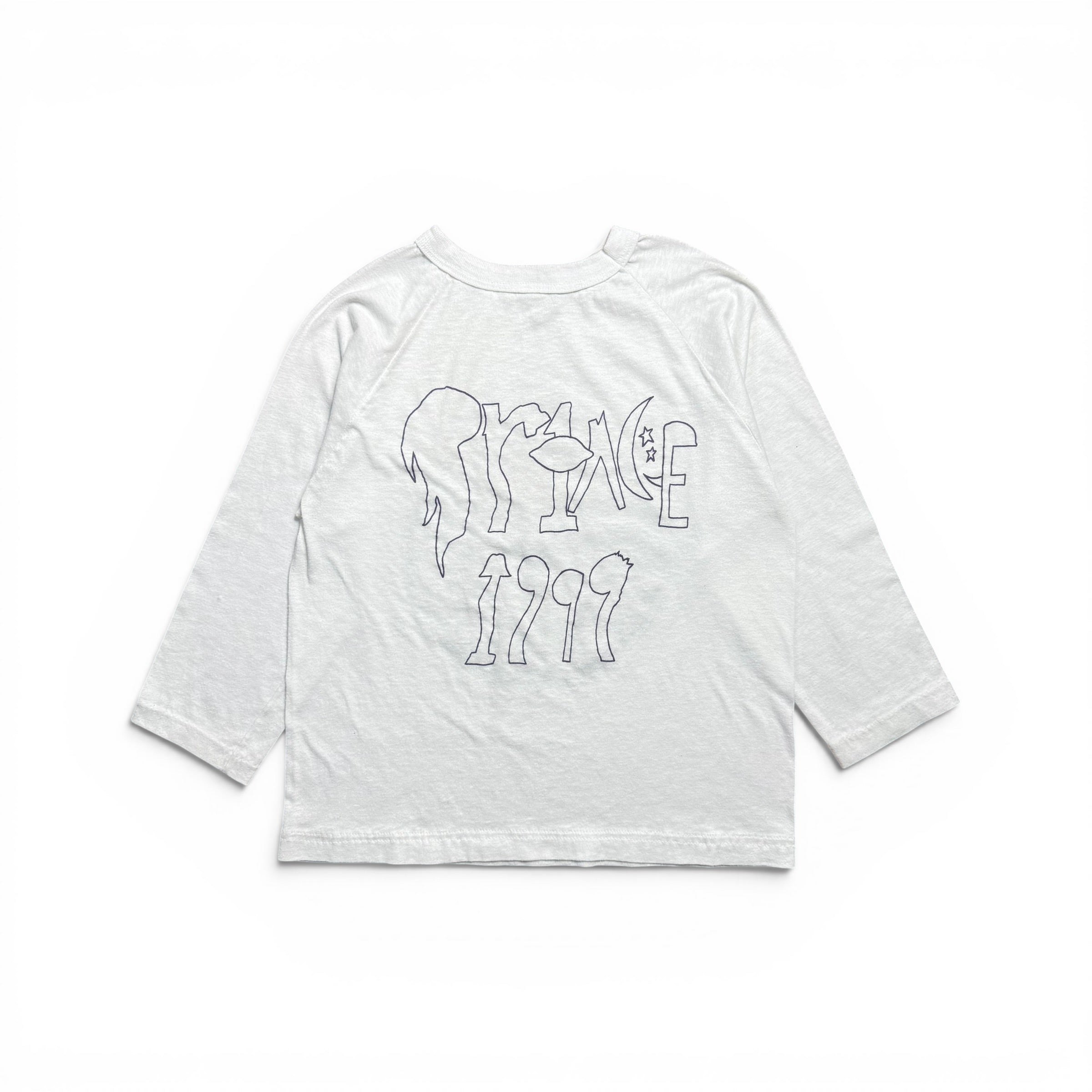 vintage 80s prince 1999 3/4 sleeve promo tee
