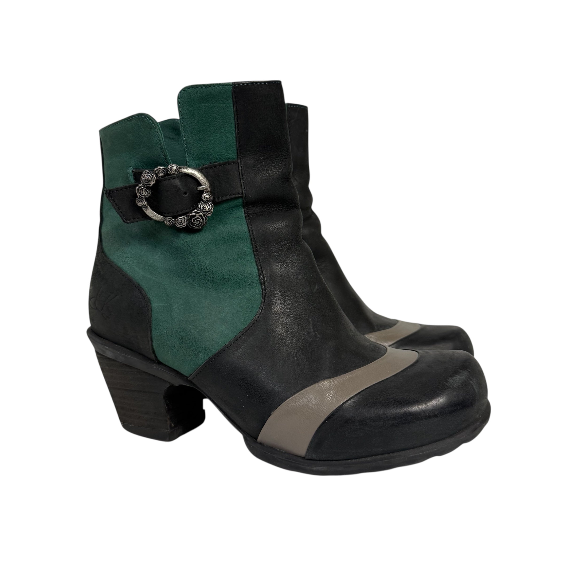 john fluevog hopeful dove rose buckle boots