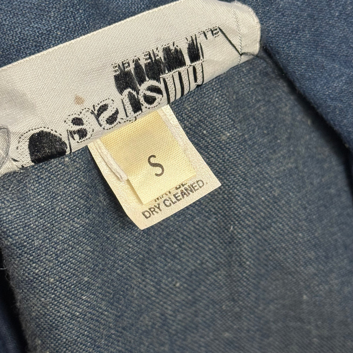 vintage 1980s castelli beverly hills french military style button up denim overshirt