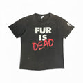 vintage peta “fur is dead” tee