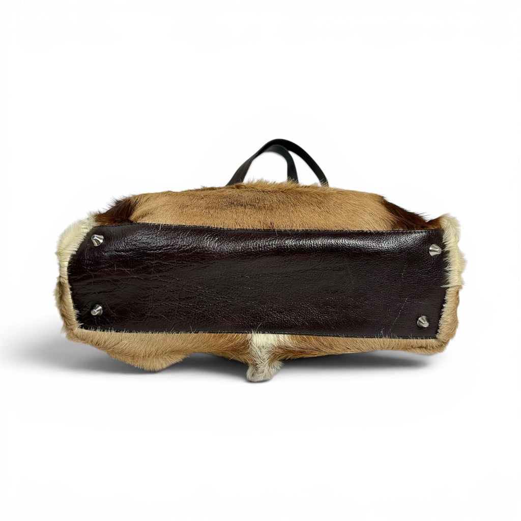 diane gail south african springbok fur tote bag
