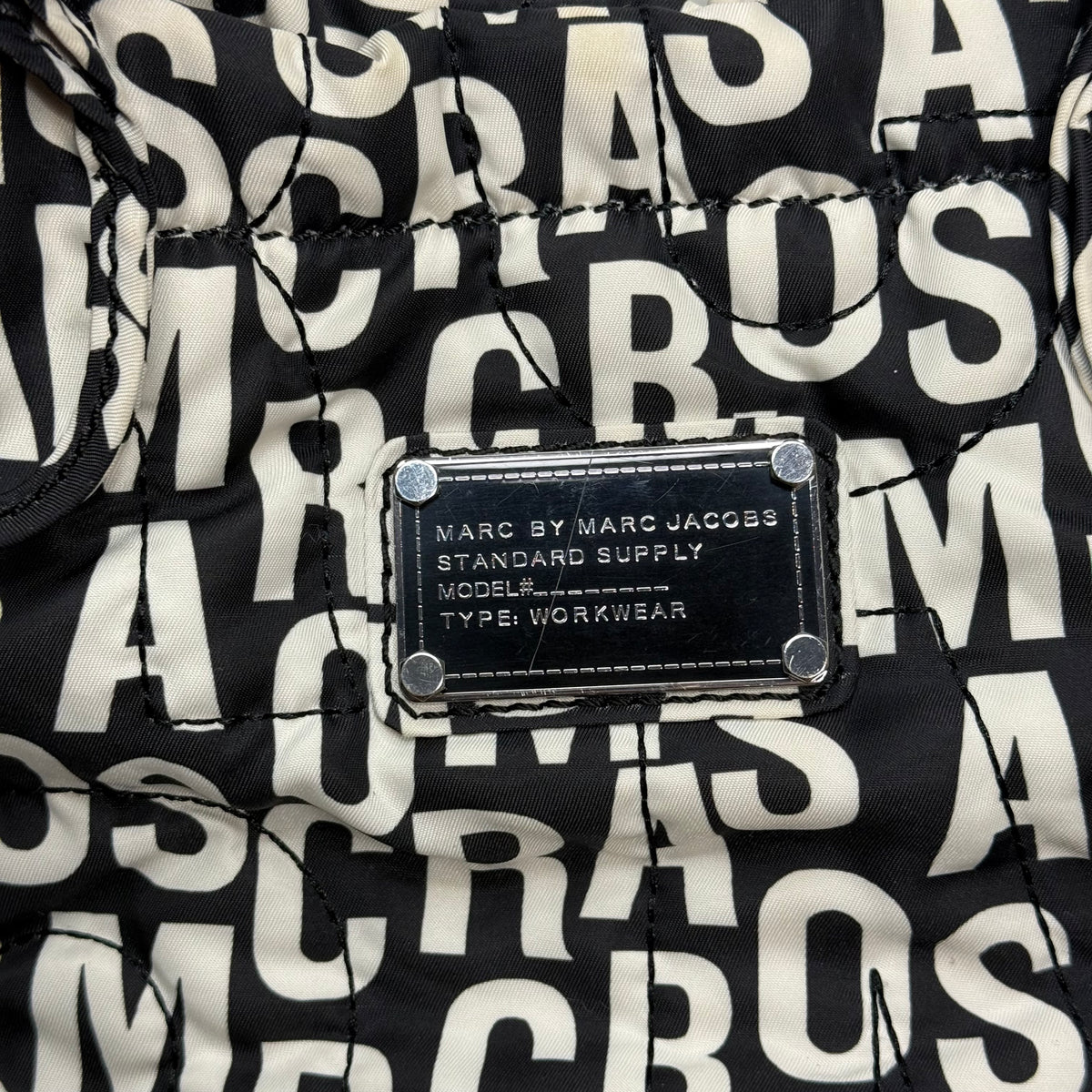 marc by marc jacobs nylon medium monogram tote bag