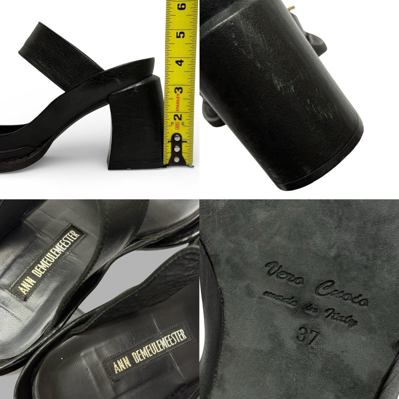 ann demeulemeester chunky platform sandals