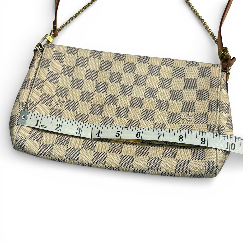 louis vuitton favorite mm damier azur crossbody