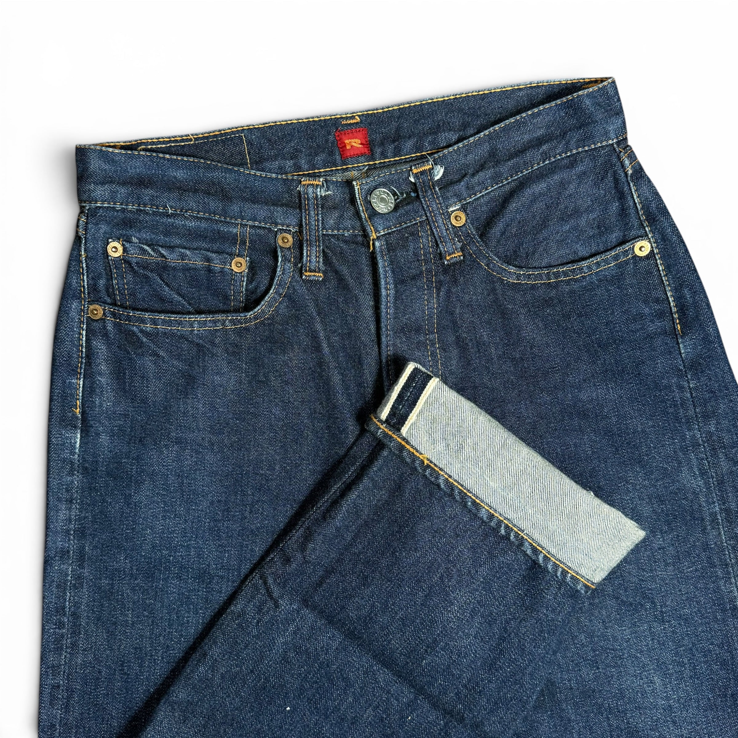 resolute 710 button fly selvedge japanese denim jeans