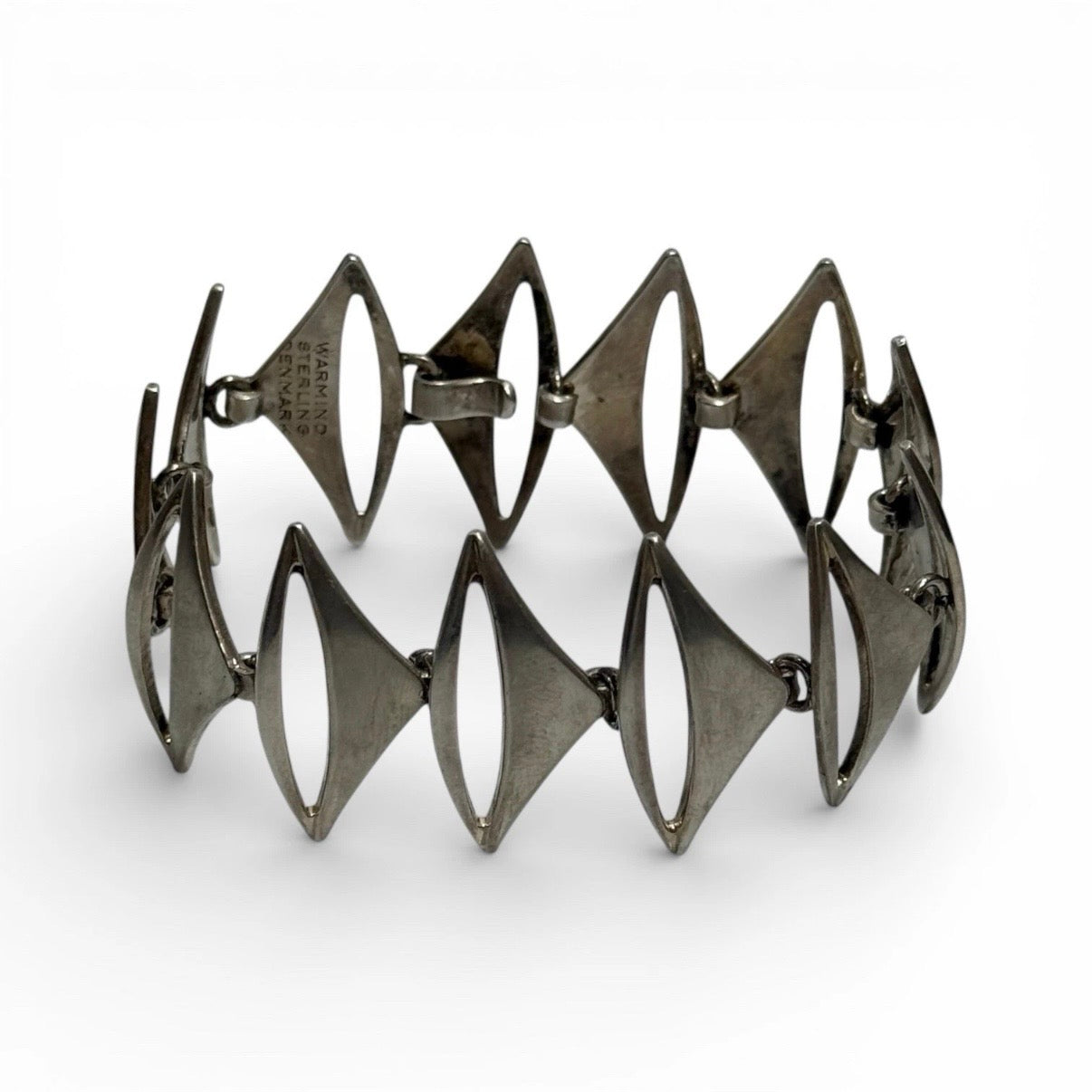 vintage poul warmind denmark sterling silver bracelet