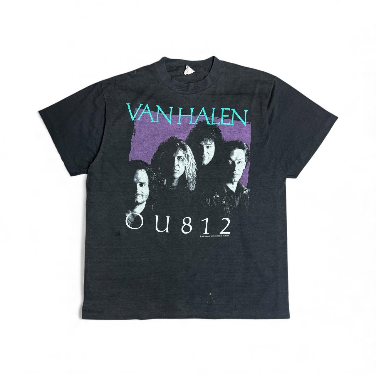vintage 1988 van halen ou812 tee