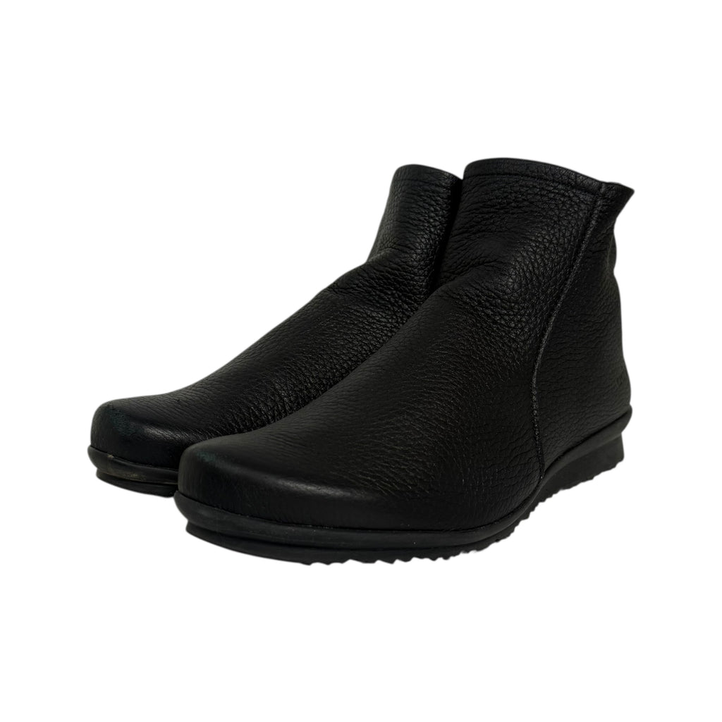 arche baryky soft black deerskin leather boots