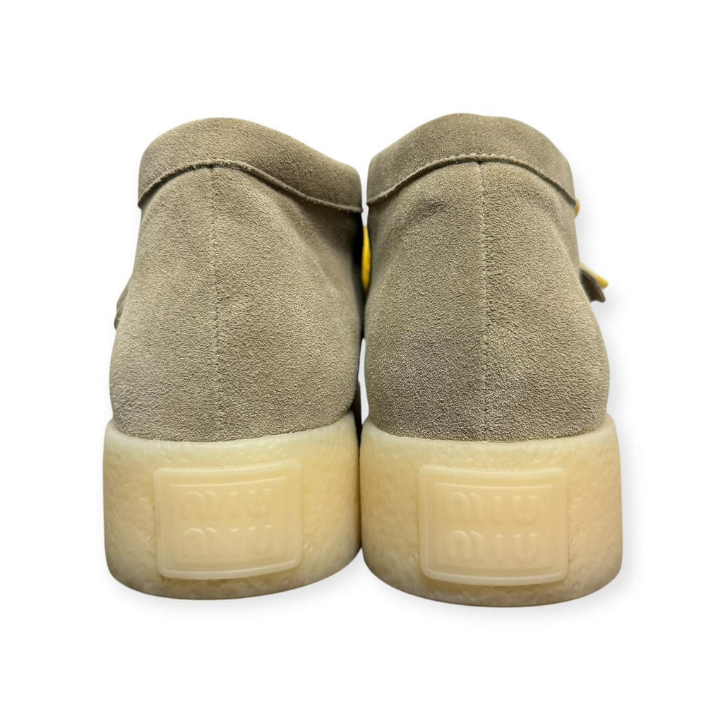 miu miu delavé platform wallabees