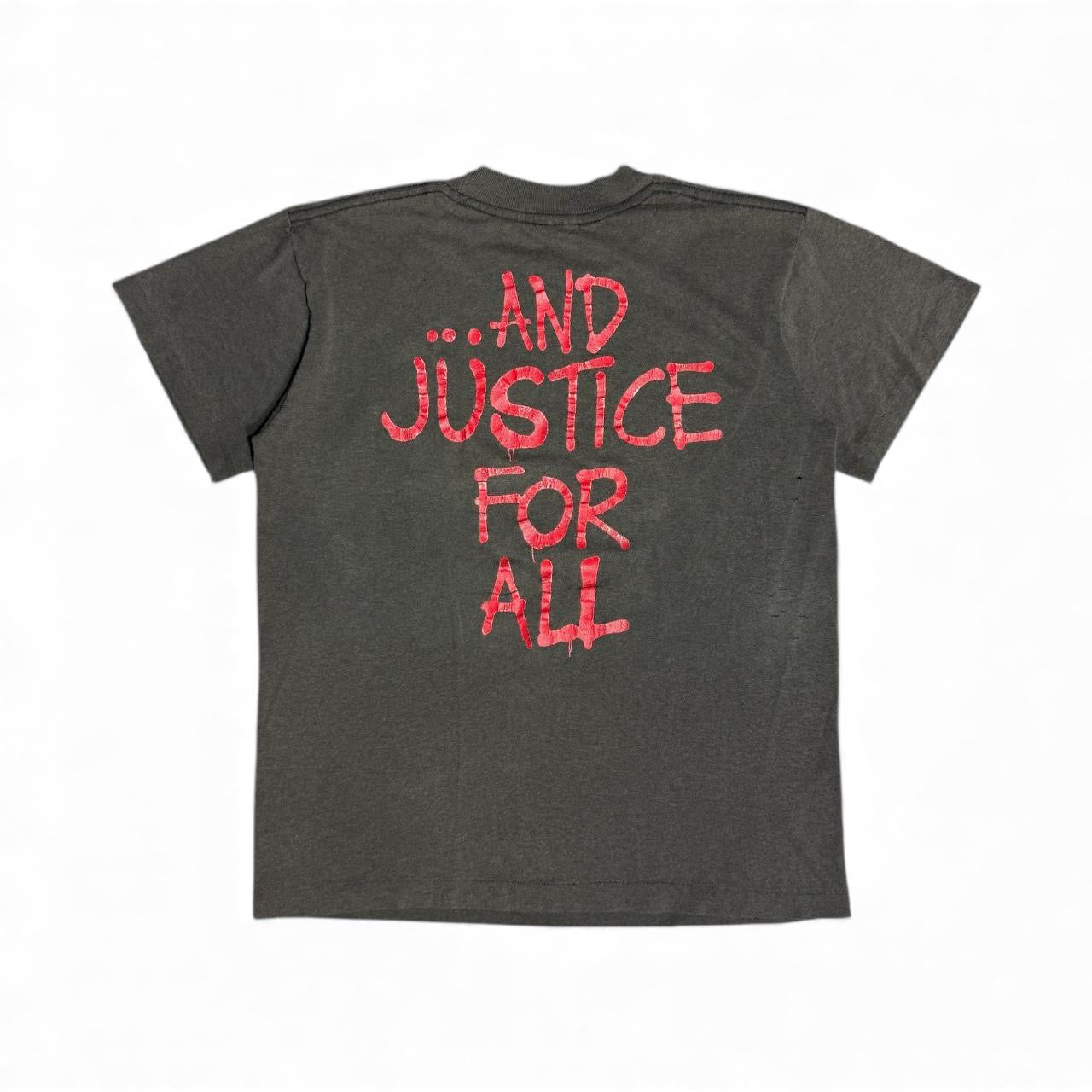 vintage 1988 metallica and justice for all tee