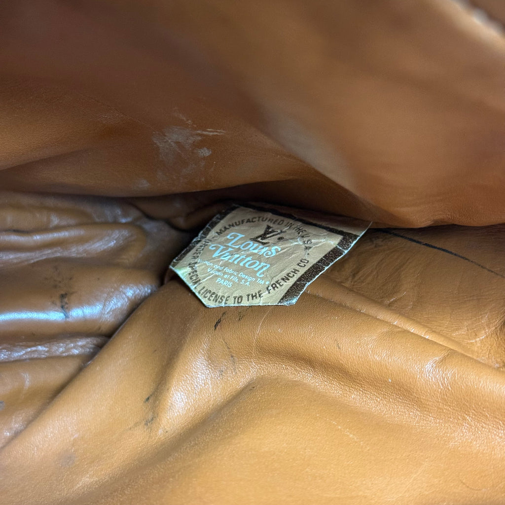 vintage 70s 80s louis vuitton french company monogram danube crossbody bag