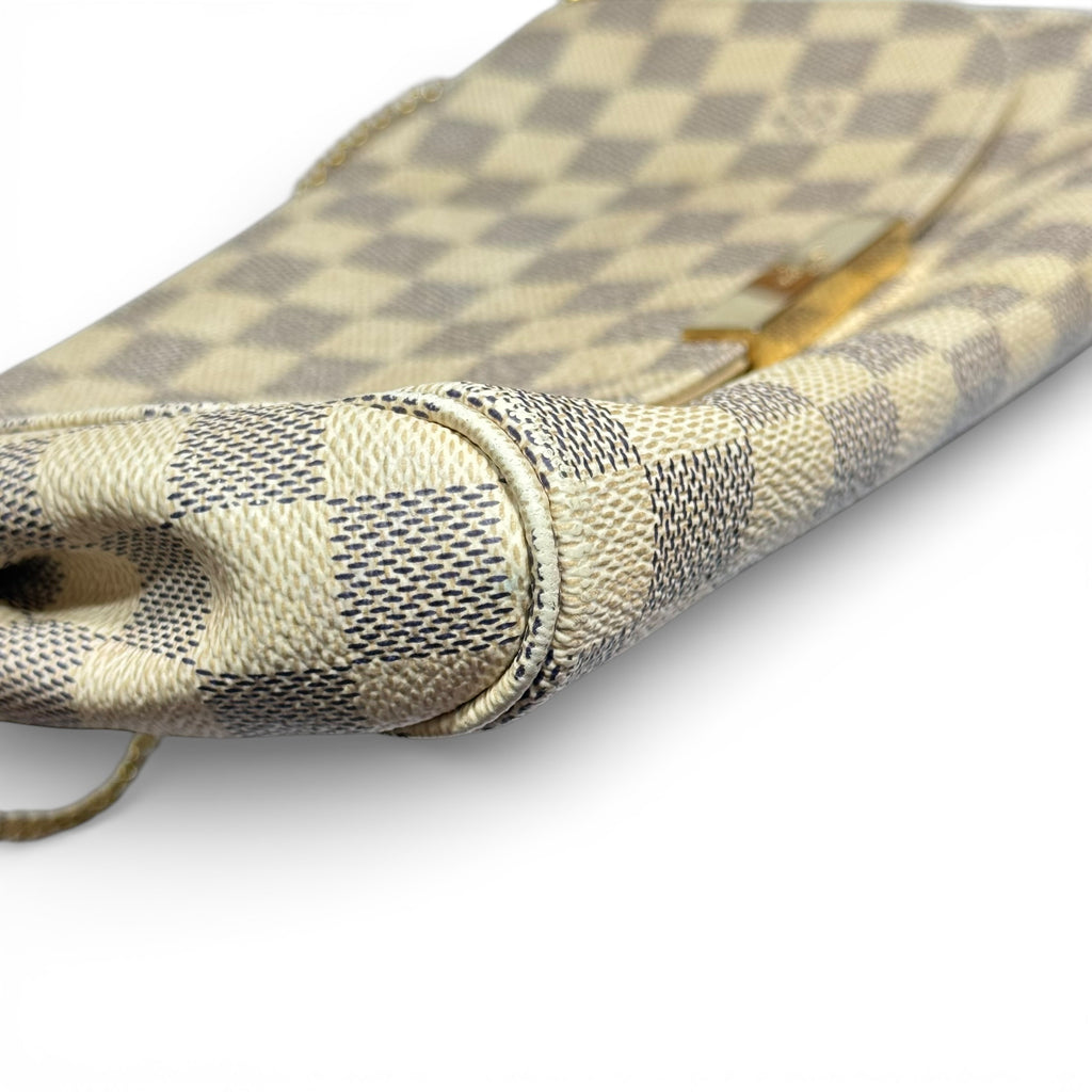 louis vuitton favorite mm damier azur crossbody