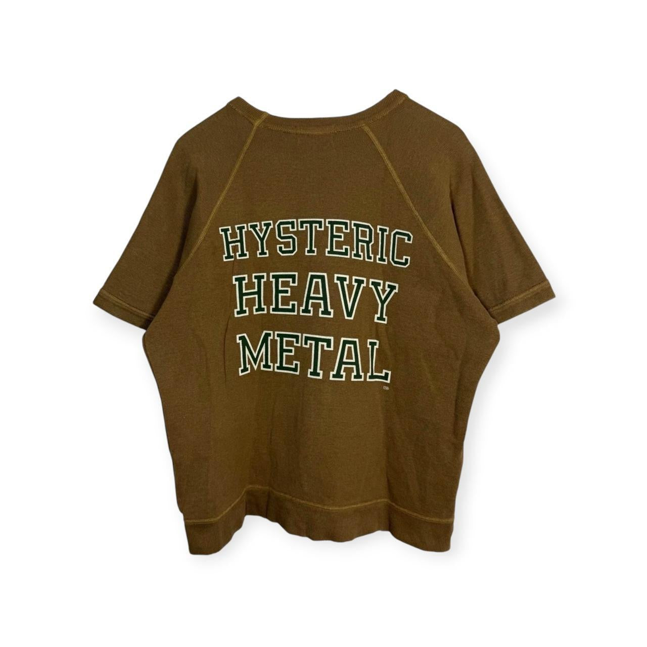hysteric glamour hhm heavy metal short sleeve sweat