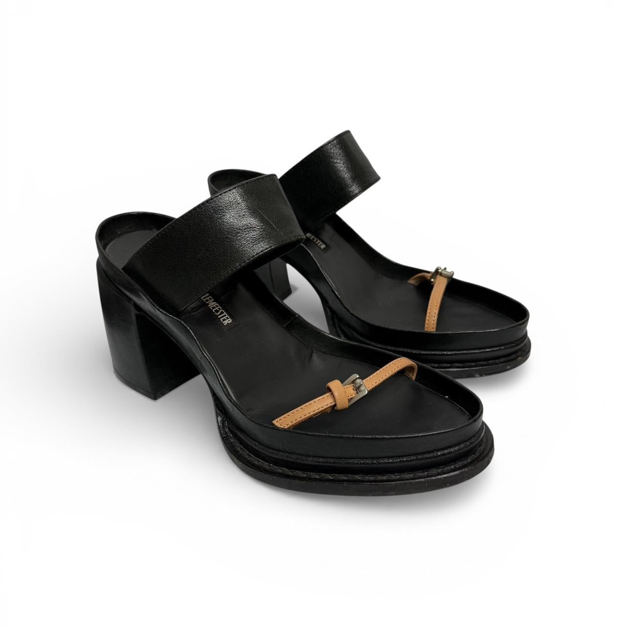 ann demeulemeester chunky platform sandals