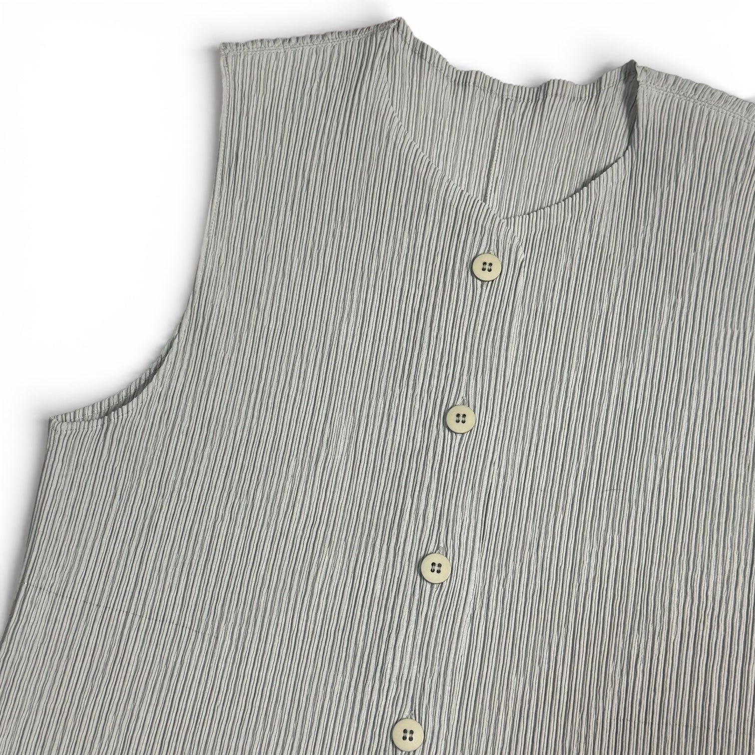 vintage issey miyake pleated vest