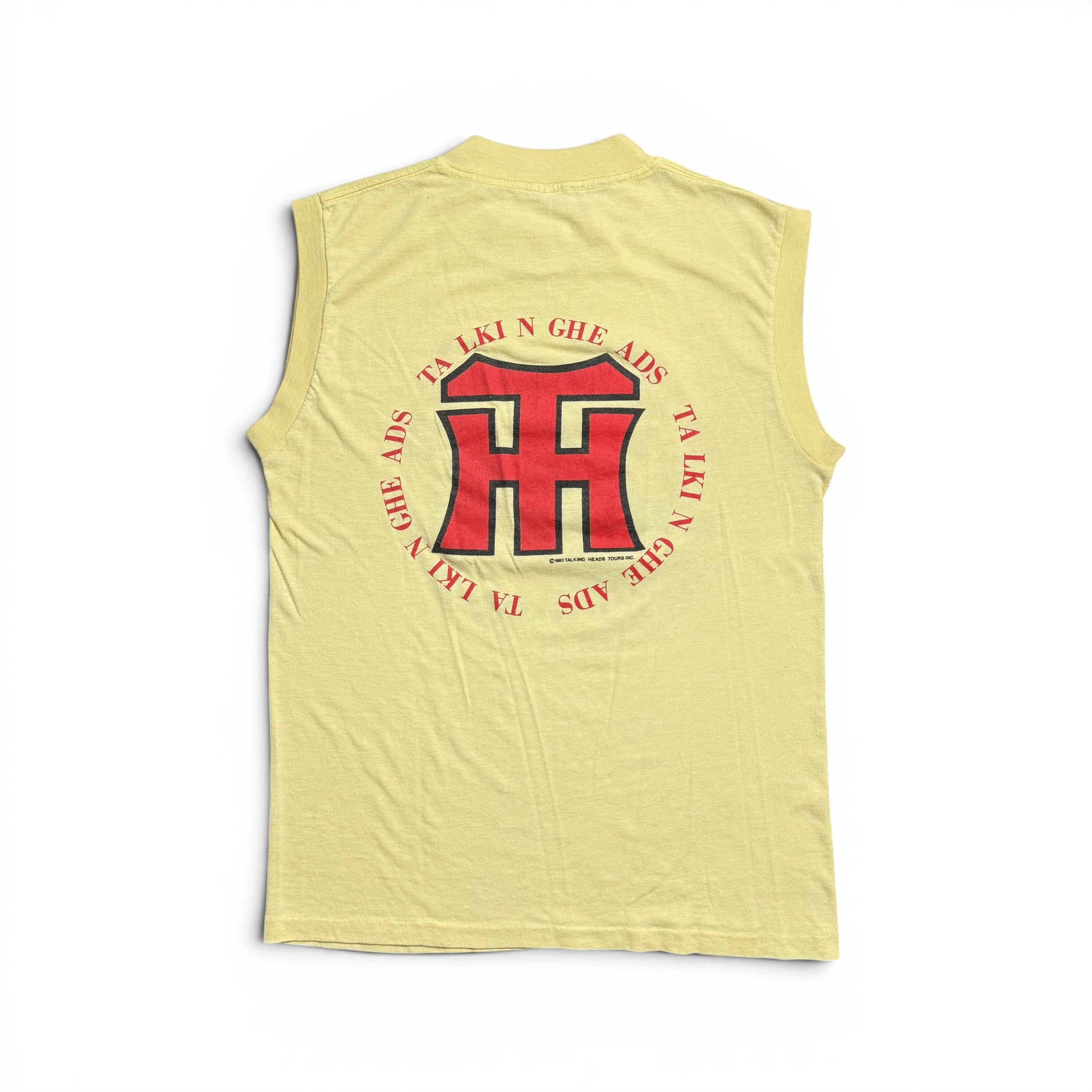 vintage 1983 talking heads speaking in tongues sleeveless tee