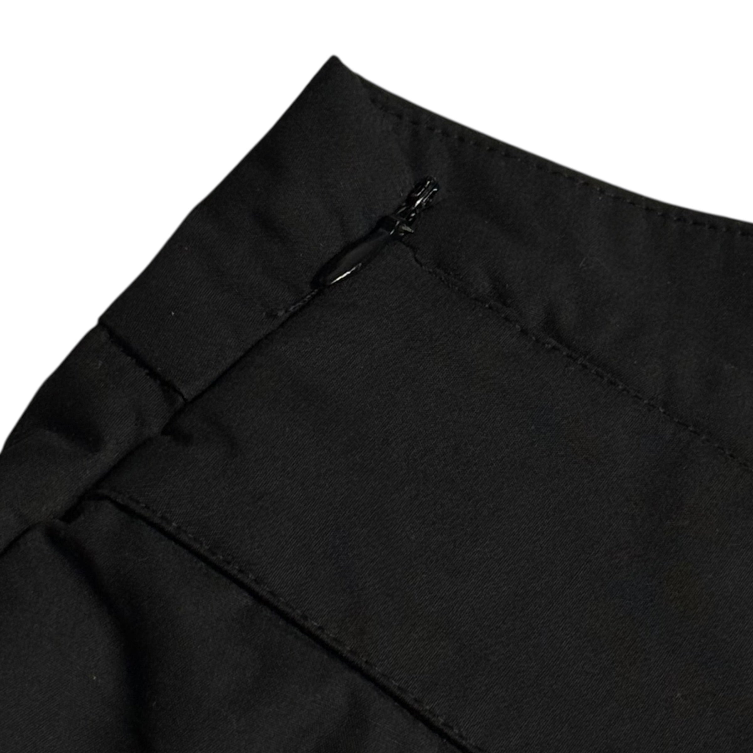 s·deer concept blackasymmetrical buckle skirt
