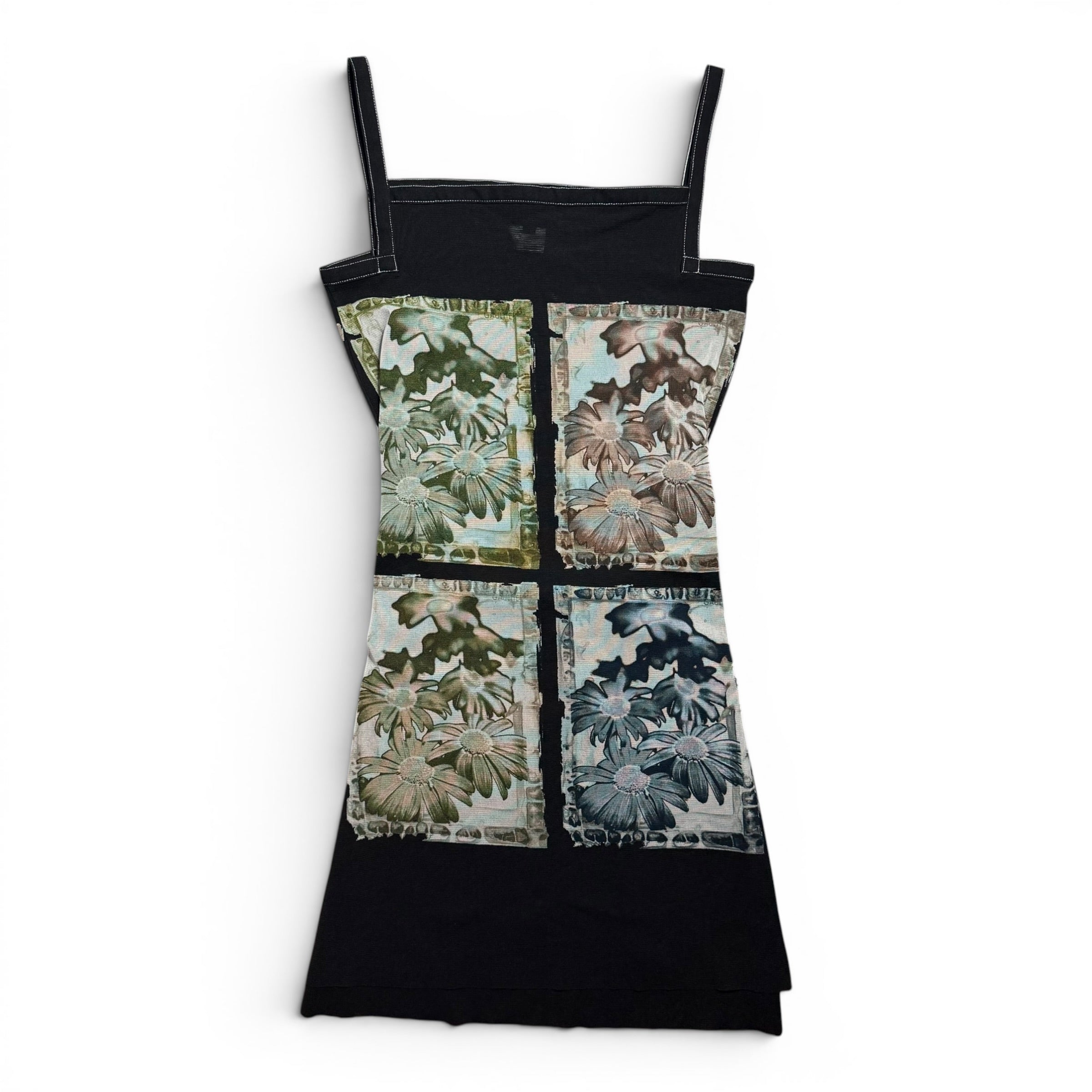 archival jean paul gaultier femme onward kashiyama floral mesh dress