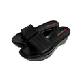 vintage prada platform wedge sandals