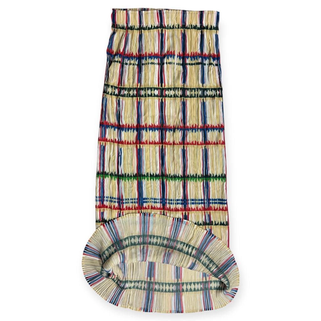 vintage issey miyake pleats please geometric skirt