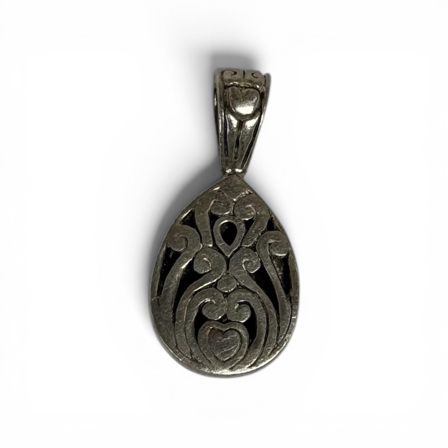 sterling silver + 18k gold two-tone sareen pendant