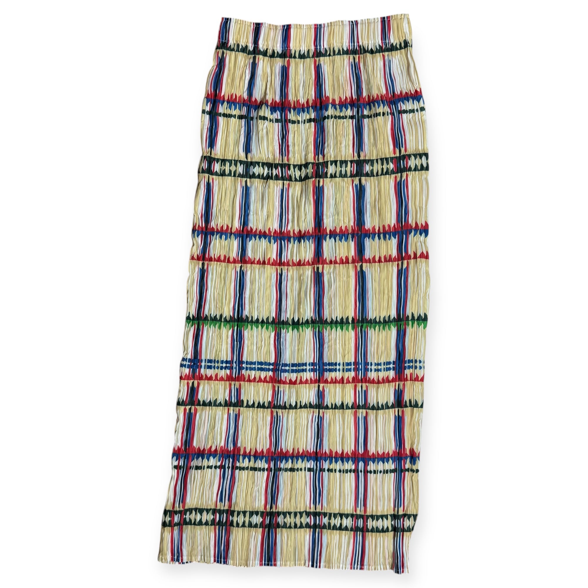 vintage issey miyake pleats please geometric skirt