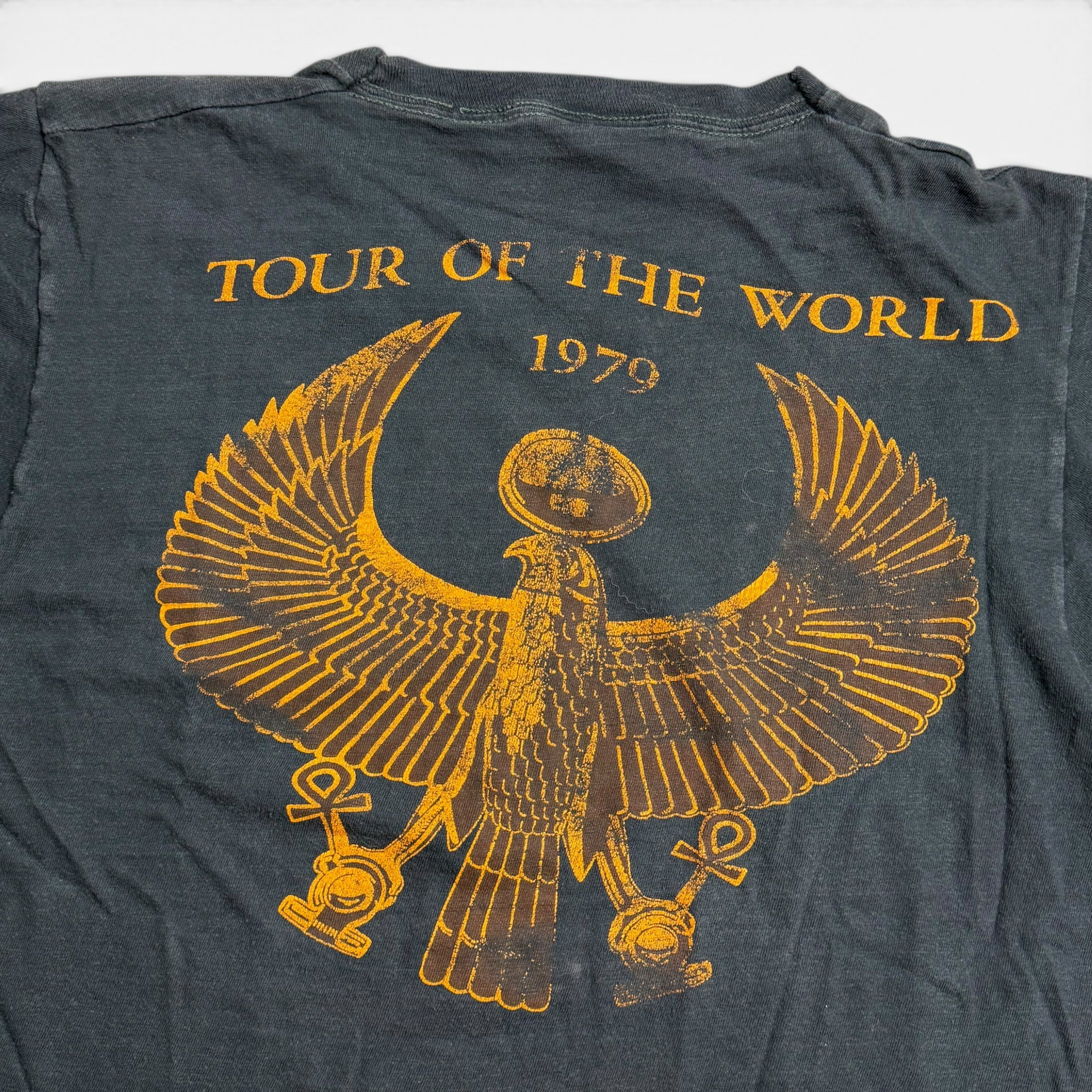 vintage 1979 earth wind & fire tour of the world tee