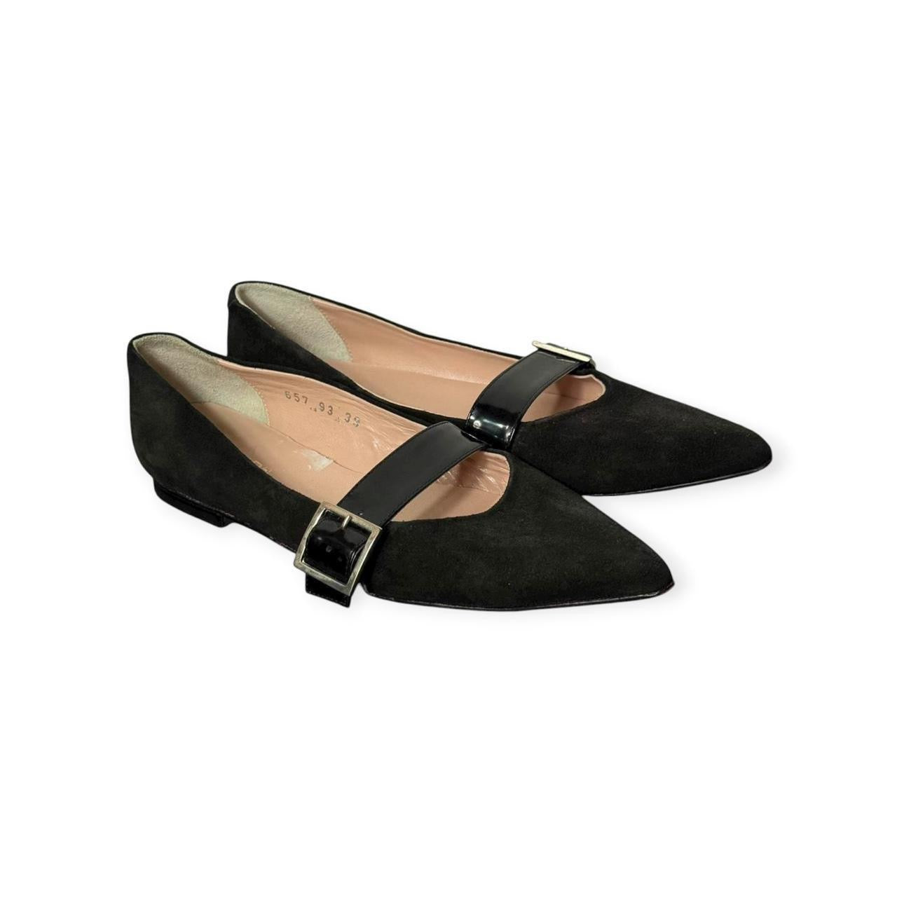 labrador pointed toe mary jane flats