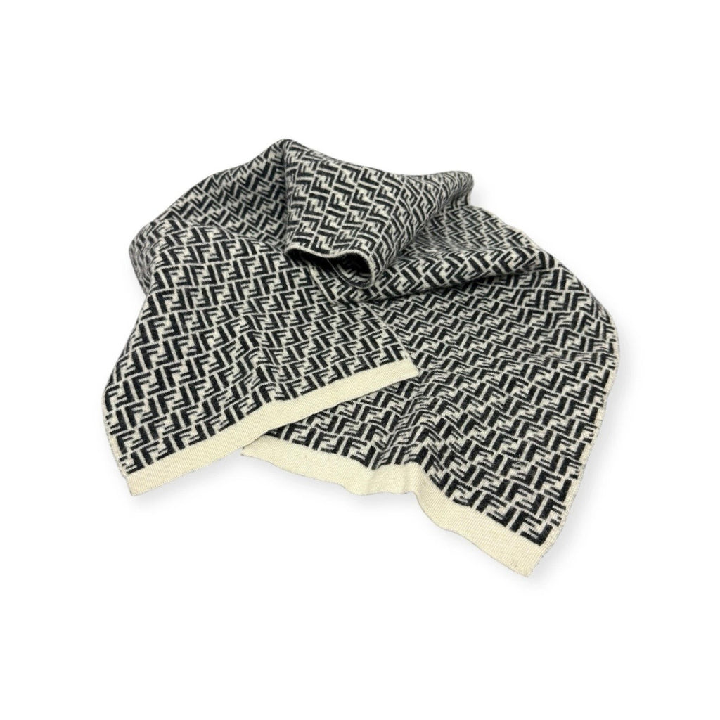 vintage fendi zucca logo scarf