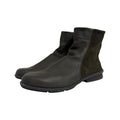 arche france dark green leather and suede ankle boots