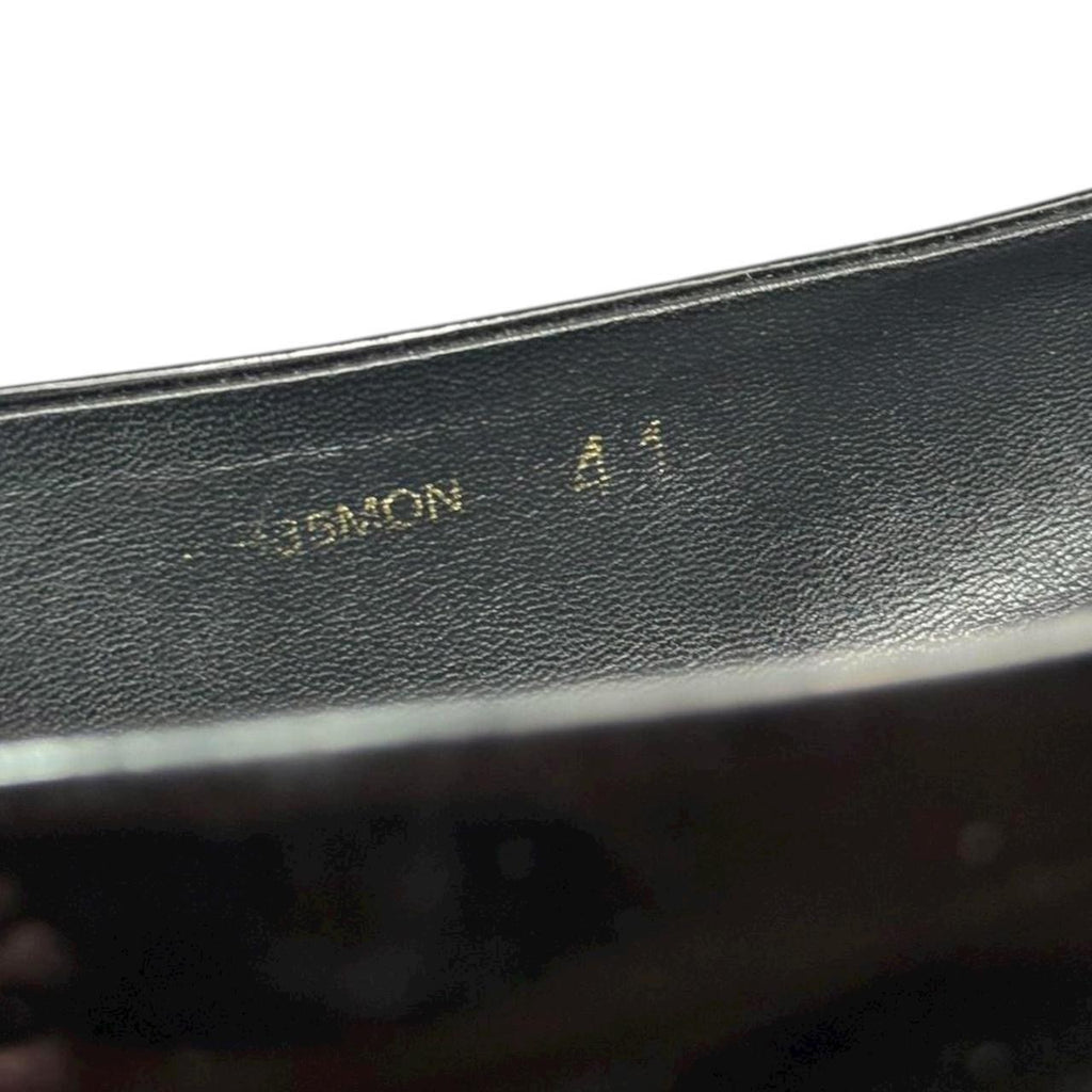 burberry patent leather nova check flats